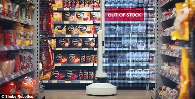 Robot Asegura que las tiendas siempre estén surtidas