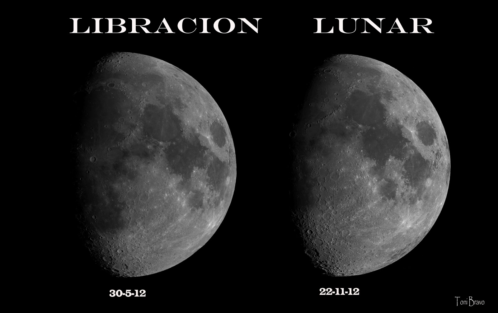 Las libraciones de la Luna