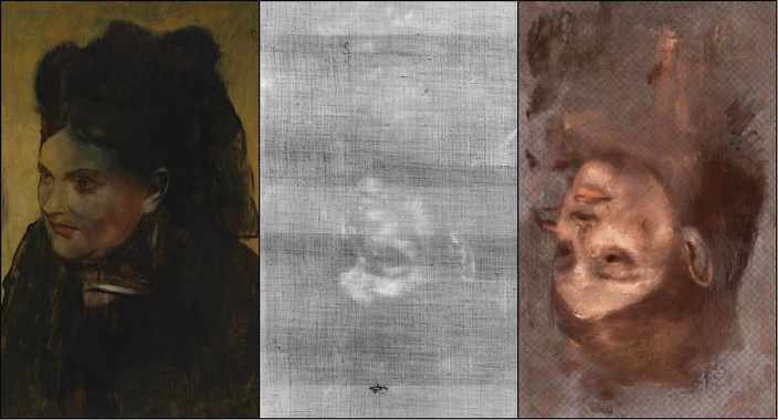 Retrato oculto en un cuadro de Degas
