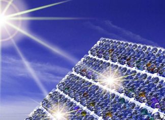 Diminutas perlas de vidrio sobre las células solares ayudan a atrapar un 20% más de energía solar