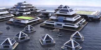 Arquitectura Maya para una ciudad flotante autosuficiente