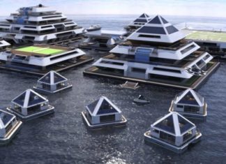 Arquitectura Maya para una ciudad flotante autosuficiente