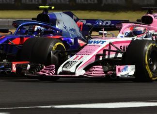 La penalización a Gasly permite a Pérez sumar puntos