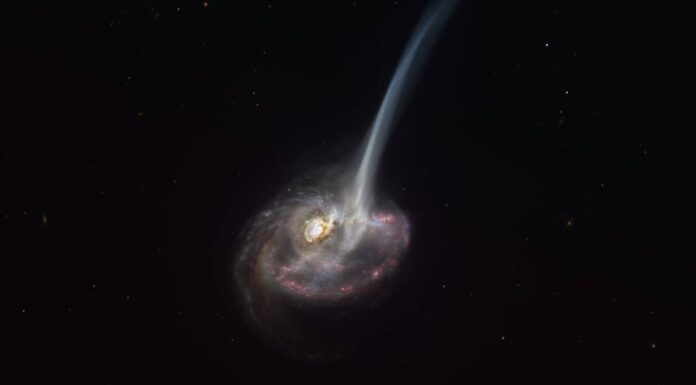 Muerte de una galaxia por una colosal eyección de gas