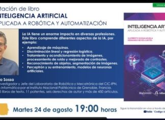 Presentación del libro “Inteligencia Artificial aplicada a Robótica y Automatización”
