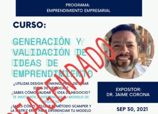 Tema: Curso Generación y validación de ideas de emprendimiento. ( Se re-agenda)