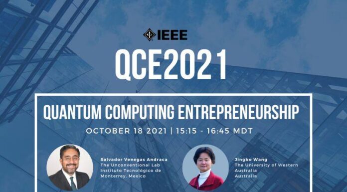 Taller Quantum Computing Entrepreneurship de la 2021 IEEE International Conference on Quantum Computing and Engineering.