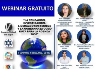 WEBINAR GRATIS sobre el 2do SEMINARIO INTERNACIONAL DE ODS.