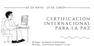 Únete a la Generación 16 de la Certificación Internacional en Educación para La Paz.