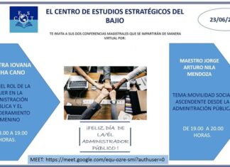 En el marco del “Día del Administrador Público”, El Centro de Estudios Estratégicos del Bajio (CEST), te invita a sus Conferencias Magistrales online gratuitas.