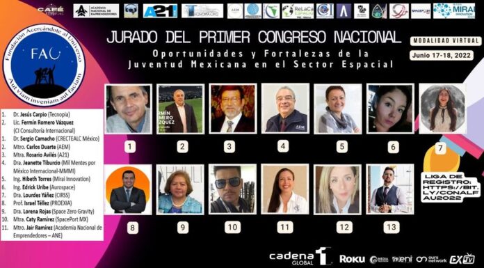 Ecos del Primer Congreso Nacional FAU: “Oportunidades y Fortalezas de la juventud mexicana en el sector espacial”.