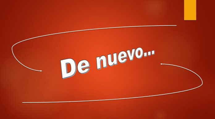 De nuevo…