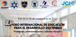 1er. FORO INTERNACIONAL DE EDUCACIÓN PARA EL DESARROLLO SOSTENIBLE “FORMACIÓN, PROFESIONALIZACIÓN Y PRÁCTICA DOCENTE EN LA EDS”, “UNIDOS ALCANZAMOS UNA EDUCACIÓN DE CALIDAD”.
