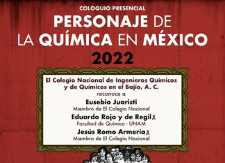 Invitación al evento ” Personaje de la Química en México”.