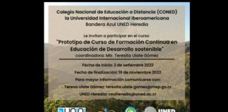 PROPUESTA DE PROTOTIPO DE CURSO DE FORMACIÓN CONTINUA EN EDUCACIÓN DE DESARROLLO SOSTENIBLE A PARTIR DE UN ESTUDIO DIAGNÓSTICO EN COSTA RICA.