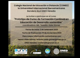 PROPUESTA DE PROTOTIPO DE CURSO DE FORMACIÓN CONTINUA EN EDUCACIÓN DE DESARROLLO SOSTENIBLE A PARTIR DE UN ESTUDIO DIAGNÓSTICO EN COSTA RICA.