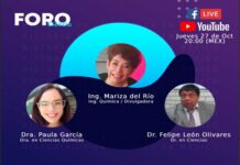 Te invitamos hoy 27 de octubre del 2022, al foro: “La Historia de la Química en México”.