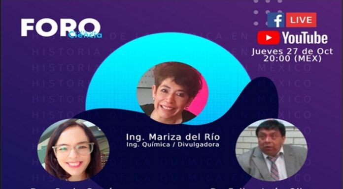 Te invitamos hoy 27 de octubre del 2022, al foro: “La Historia de la Química en México”.