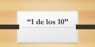 ¡1 de los 10!