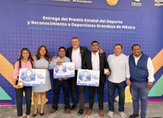 Premio Estatal del Deporte 2022 en Guanajuato al Club de Judo Celayense “Chi Kai”.