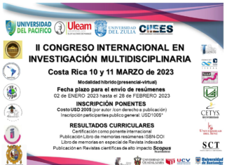 II CONGRESO INTERNACIONAL DE INVESTIGACIÓN MULTIDISCIPLINARIA (CIIM).