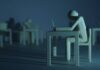 Las falacias del encantamiento con la inteligencia artificial de ChatGPT Imagen simbólica de los 'clickworkers', mano de obra invisible que hay detrás de los sistemas de IA. Sin humanos reales que realicen el tedioso trabajo de etiquetar conjuntos de datos, el aprendizaje automático y sus muchas aplicaciones en la vida real serían imposibles. / Max Gruber / Better Images of AI