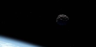 Una miniluna acompañará a la Tierra durante las próximas décadas Ilustración de un objeto cercano a la Tierra, como el asteroide o miniluna 2022 NX1. / NASA/JPL-Caltech