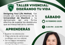 Te invitamos al Taller Vivencial “Diseñando tú Vida”.