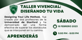 Te invitamos al Taller Vivencial “Diseñando tú Vida”.