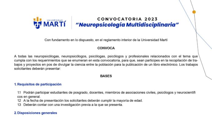 La Universidad Martí te invita a: