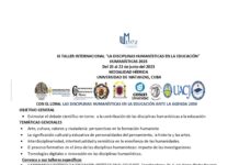 IX TALLER INTERNACIONAL “LA DISCIPLINAS HUMANÍSTICAS EN LA EDUCACIÓN” UNIVERSIDAD DE MATANZAS, CUBA