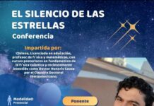Te invitamos a la conferencia: “El silencio de las estrellas”.