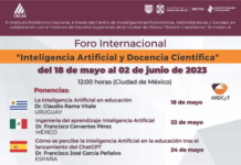 Foro sobre Inteligencia Artificial organizado por el Instituto Politécnico Nacional de México.