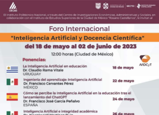 Foro sobre Inteligencia Artificial organizado por el Instituto Politécnico Nacional de México.