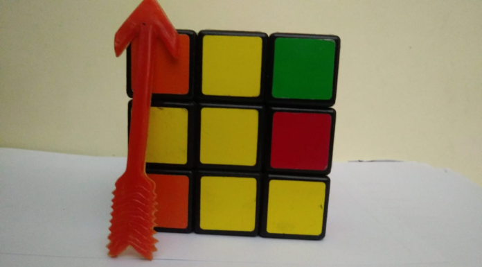 Tensores invariantes en un cubo Rubick.