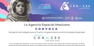 ¡Participa con tu trabajo en el Cuarto Congreso Nacional de Actividades Espaciales CONACES 2023!