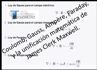 Coulomb, Gauss, Ampère, Faraday, y la unificación matemática de James Clerk Maxwell.