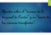 Apuntes sobre el “teorema de la diagonal de Cantor” y su “teoría de los números transfinitos”