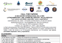 IX ENCUENTRO INTERNACIONAL DE LA REDLATINOAMERICANA Y DEL CARIBE DEL ESPACIO – ReLaCa ESPACIO.“Las nuevas actividades espaciales: retos y expectativas”