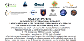 IX ENCUENTRO INTERNACIONAL DE LA REDLATINOAMERICANA Y DEL CARIBE DEL ESPACIO – ReLaCa ESPACIO.“Las nuevas actividades espaciales: retos y expectativas”