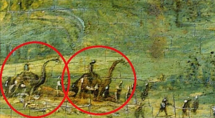 Misterios del Renacimiento: La Pintura que Desafía la Historia: retratos de dinosaurios en 1562.