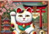 El gatito japonés de la buena suerte