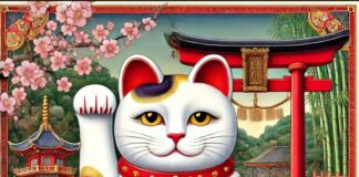 El gatito japonés de la buena suerte