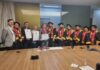 Viceministros de República Dominicana reciben la Banda Magister Académica