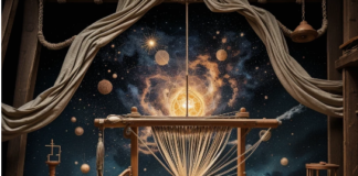 La Máquina Tejedora del Cosmos: El Tapiz Electrodinámico del Espacio-Tiempo y la Geometría de la Vibración Universal.