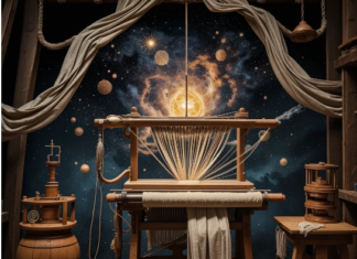 La Máquina Tejedora del Cosmos: El Tapiz Electrodinámico del Espacio-Tiempo y la Geometría de la Vibración Universal.