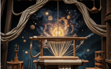 La Máquina Tejedora del Cosmos: El Tapiz Electrodinámico del Espacio-Tiempo y la Geometría de la Vibración Universal.