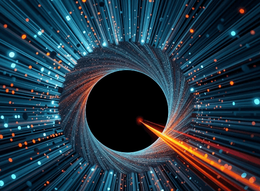 “Agujeros negros y fibras ópticas: analogías físicas en la transmisión de información clásica y cuántica”.