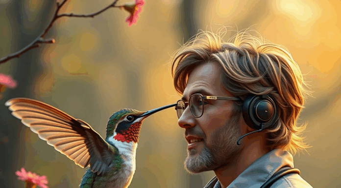 El colibrí y la esfera: un vuelo entre la curiosidad y el saber.