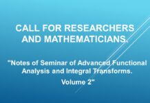Call for Researchers and Mathematicians.